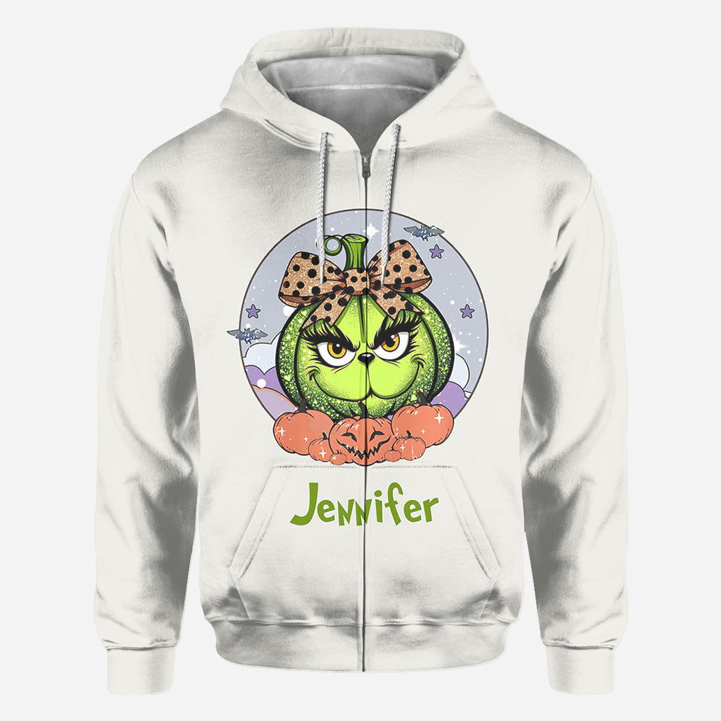 Personalized Christmas All-Over Shirt Cute Pumpkin Design Gift All Over Shirt GradoCreations