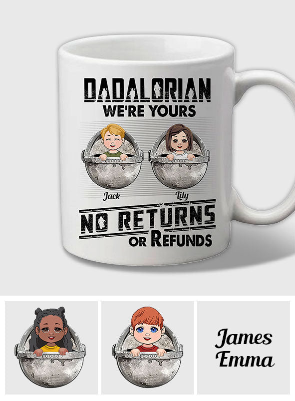 Personalized Dadalorian Mug Custom Family Design Gift Mug GradoCreations