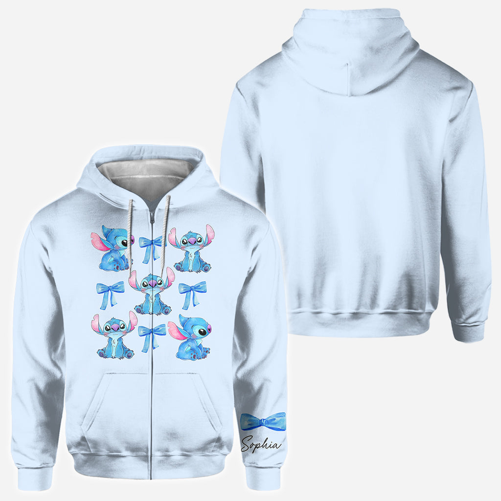 Personalized Stitch All Over Shirt Cute Gift for Kids All Over Shirt GradoCreations