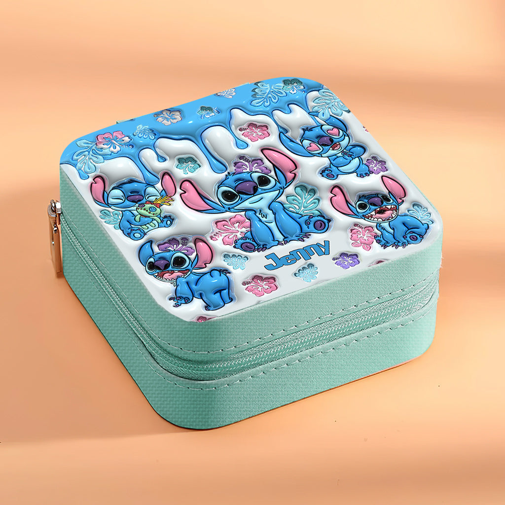 Personalized Disney Ohana Jewelry Box Custom Name Gift for Mom Jewelry Box GradoCreations
