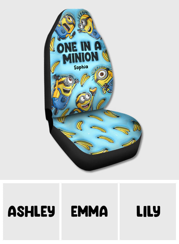 Personalized Minion Seat Covers Custom Name Gift for Kids Seat Covers GradoCreations