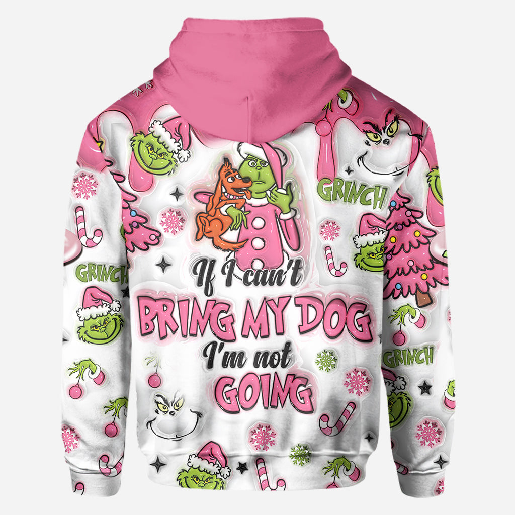 Personalized Christmas All Over Shirt with Grinch Design for Dog Lovers All Over Shirt GradoCreations