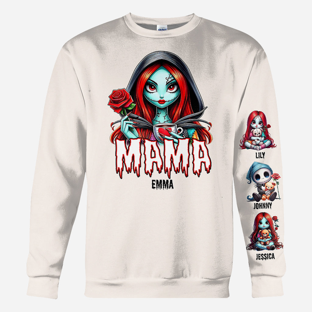 Personalized Nightmare Themed All-Over Shirt Gift for Mom All Over Shirt GradoCreations