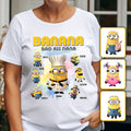 Personalized Banana Nana T-shirt Custom Gift for Grandma T-shirt & Hoodie GradoCreations