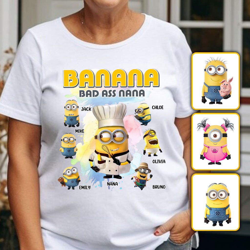 Personalized Banana Nana T-shirt Custom Gift for Grandma T-shirt & Hoodie GradoCreations