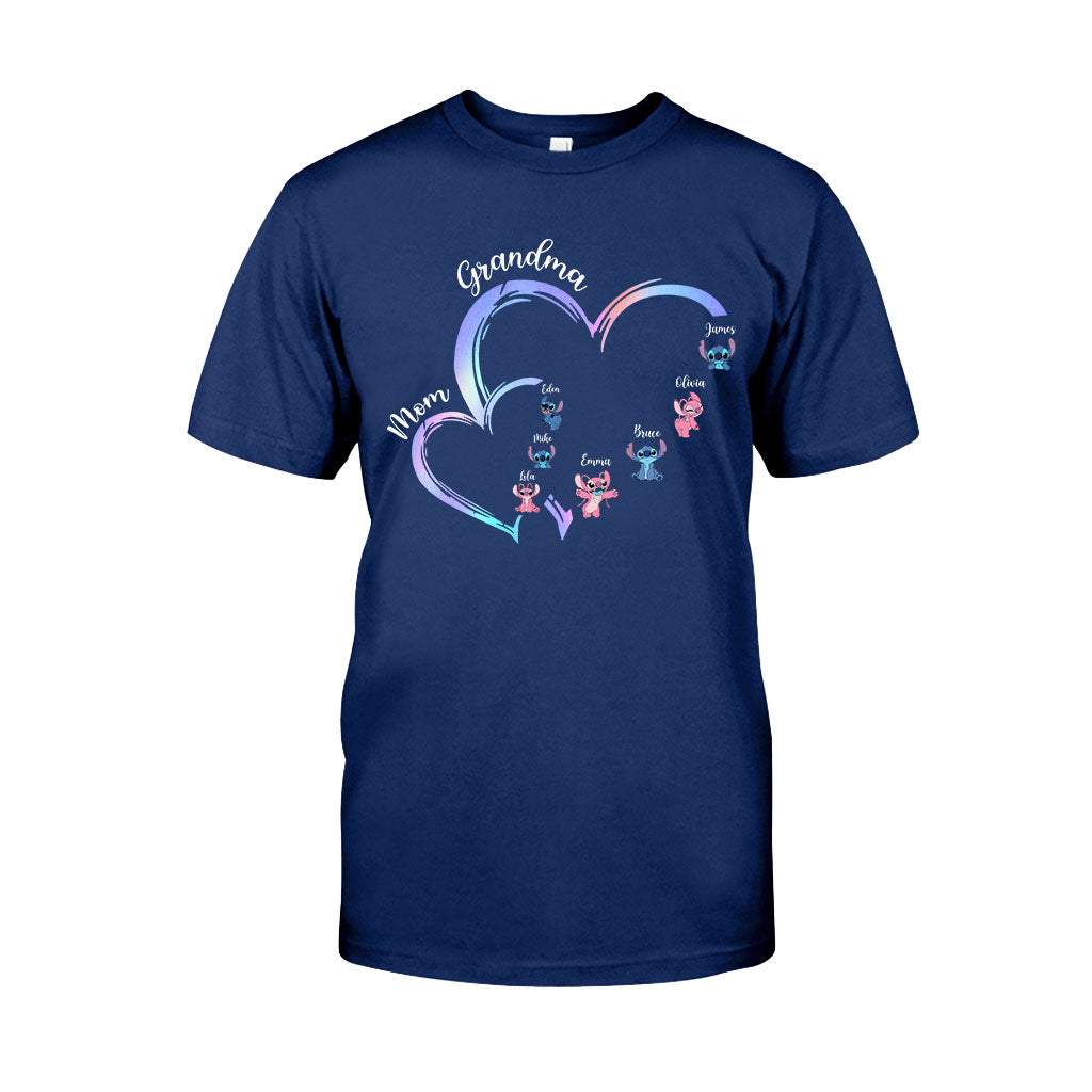 Personalized Grandma T-Shirt & Hoodie with Ohana Design for Family Gifts T-shirt & Hoodie GradoCreations