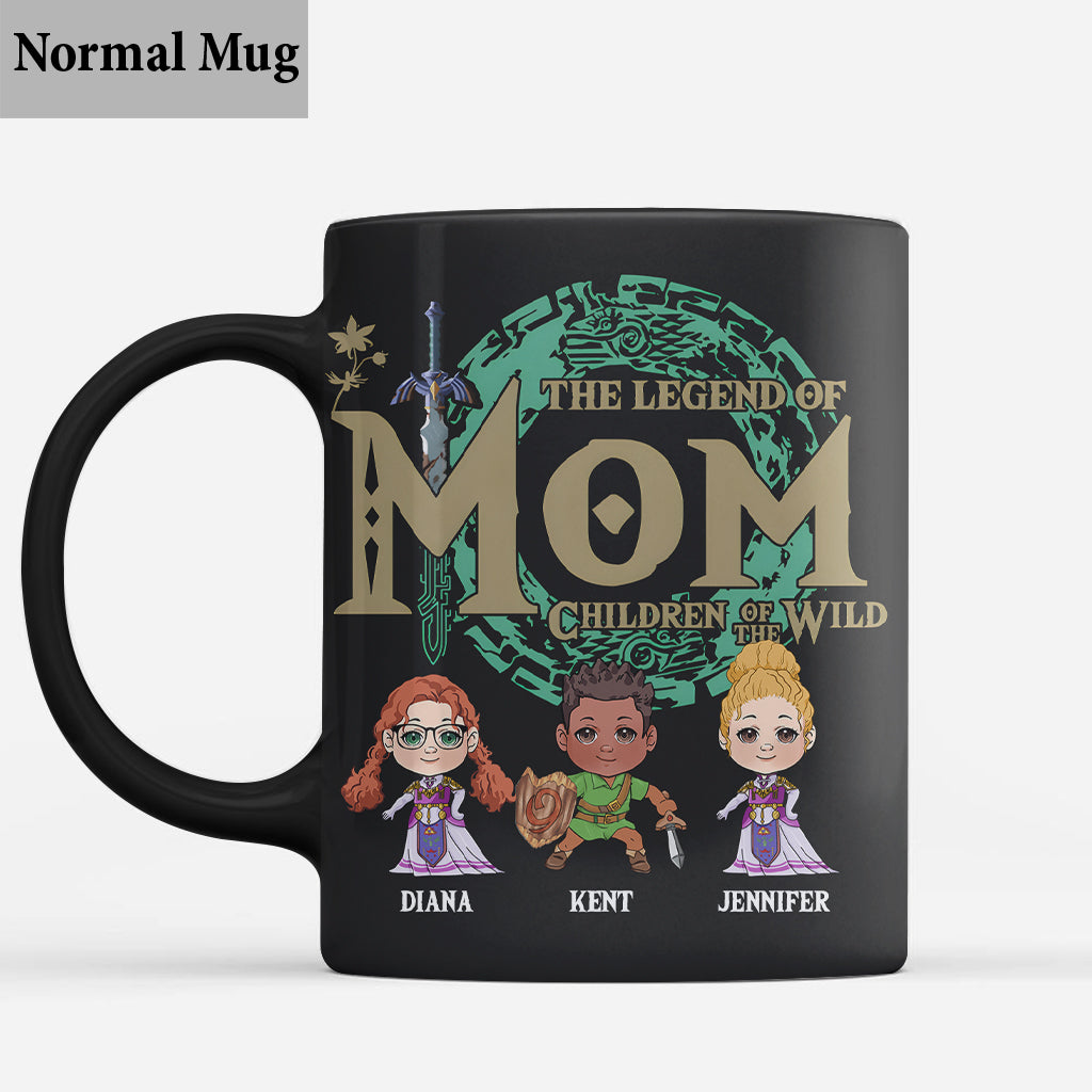 Personalized Legend of Mom Mug Custom Family Names Gift Mug GradoCreations