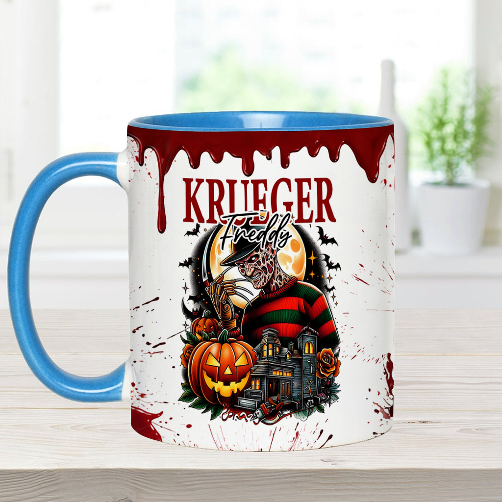 Personalized Horror Accent Mug Custom Name Gift for Fans Accent Mug GradoCreations