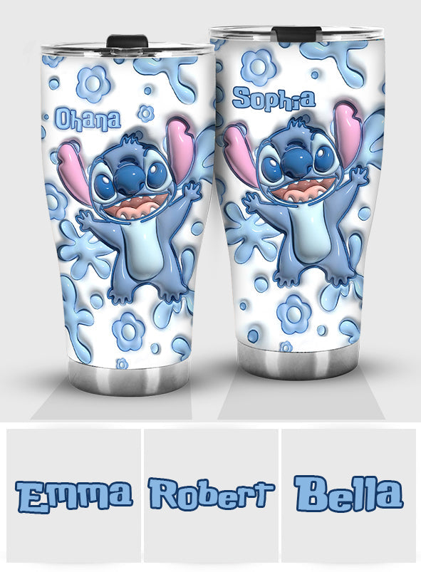 Personalized Ohana Tumbler Custom Name Gift for Kids Tumbler GradoCreations