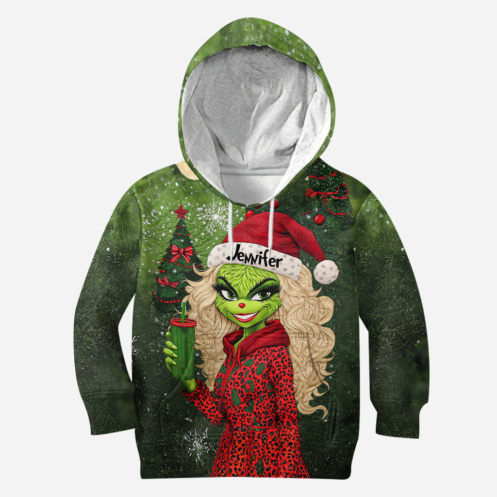 Personalized Christmas Hoodie and Leggings Set for Women Hoodie & Leggings GradoCreations