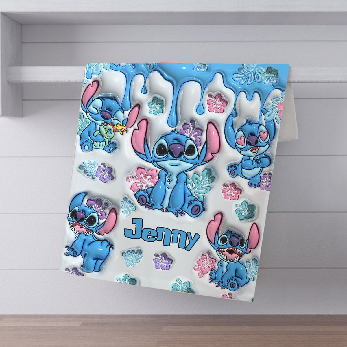 Personalized Ohana Towel Custom Name Hawaiian Gift for Family Towel GradoCreations