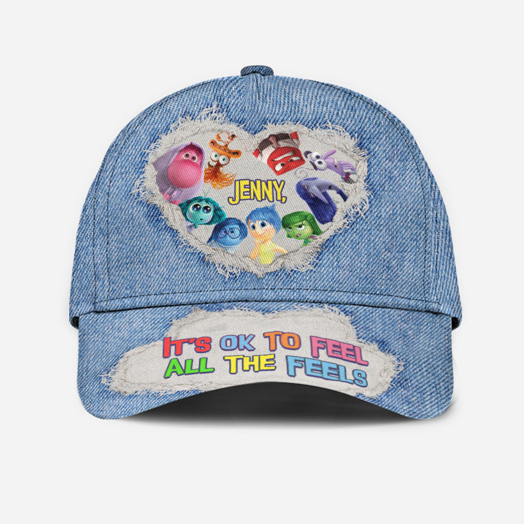 Personalized Denim Classic Cap Custom Name Gift for Kids Classic Cap GradoCreations