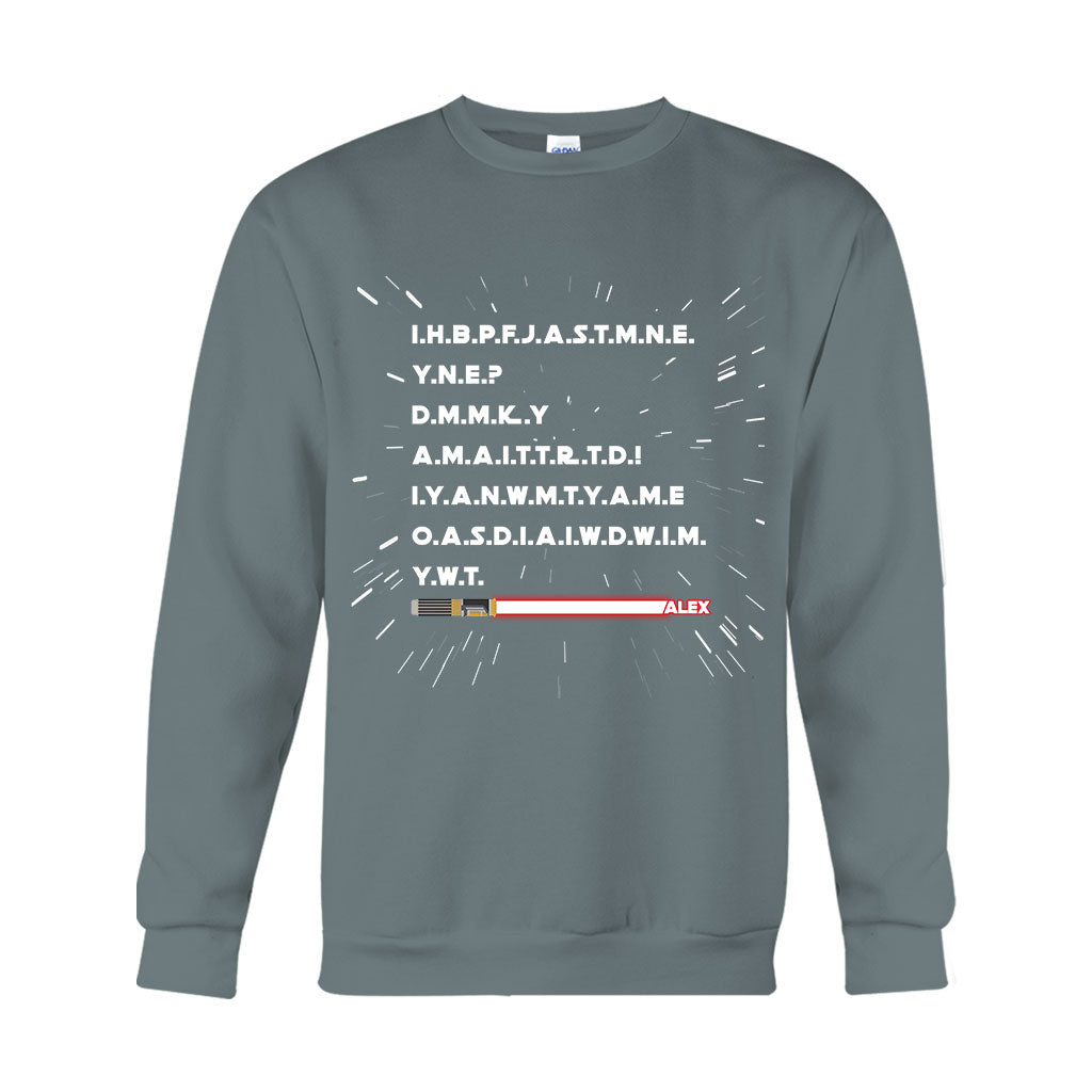 Personalized Star Wars Force T-shirt Hoodie Gift for Fans T-shirt & Hoodie GradoCreations