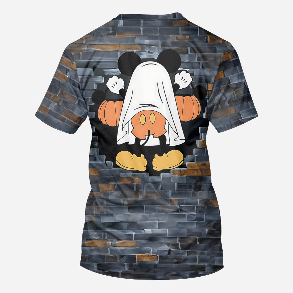 Funny Personalized Ghost Mouse All Over Shirt for Kids & Adults All Over Shirt GradoCreations