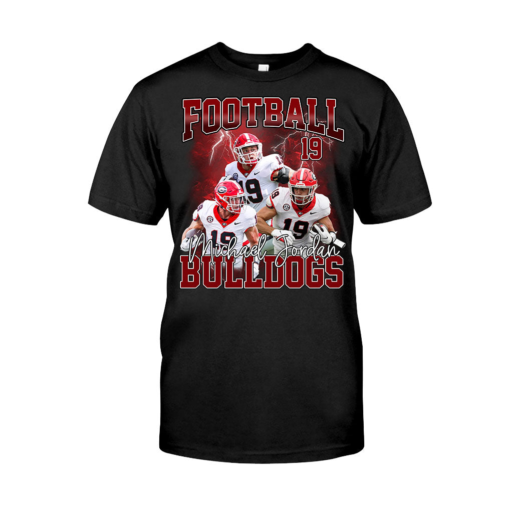 Personalized Football T-Shirt and Hoodie Custom Game Day Gift T-shirt & Hoodie GradoCreations
