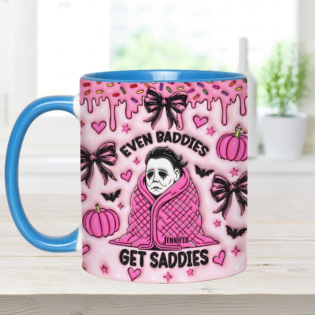 Personalized Two-Tone Accent Mug with Halloween Theme Gift Accent Mug GradoCreations