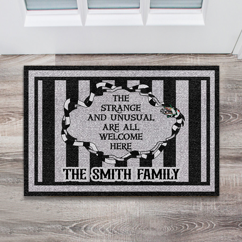 Personalized Doormat with Unique Welcome Message for Family Doormat GradoCreations
