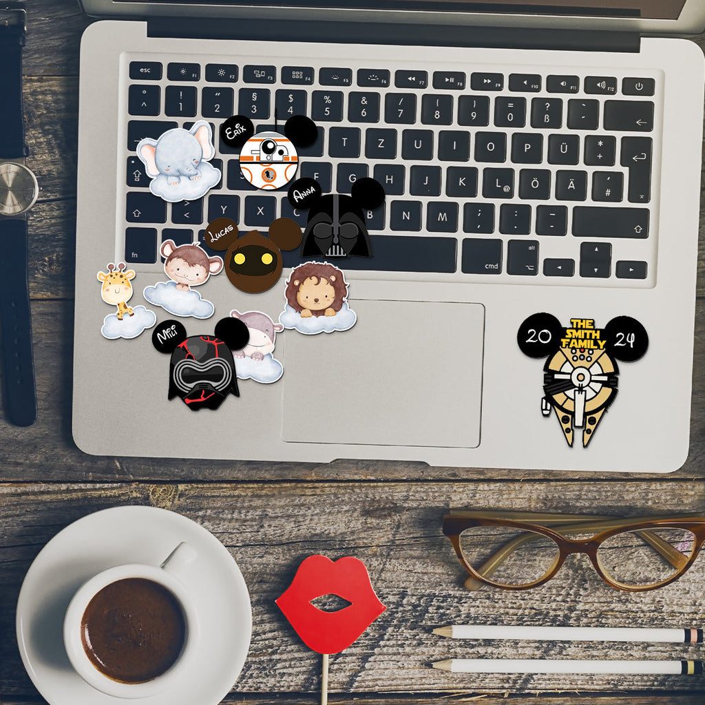 Personalized Mouse Magnet Custom Family Photos Gift Magnet GradoCreations