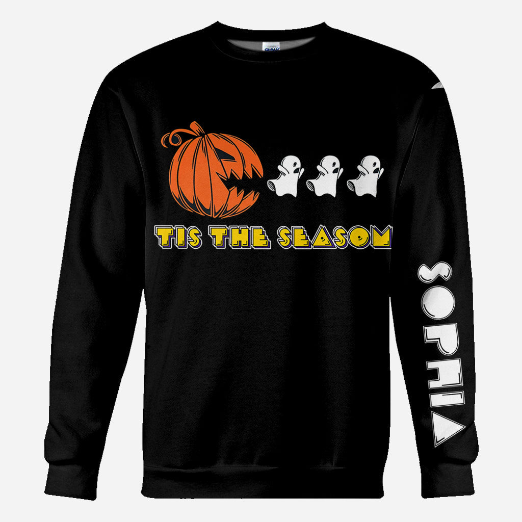 Personalized Halloween All Over Shirt Custom Name Gift All Over Shirt GradoCreations