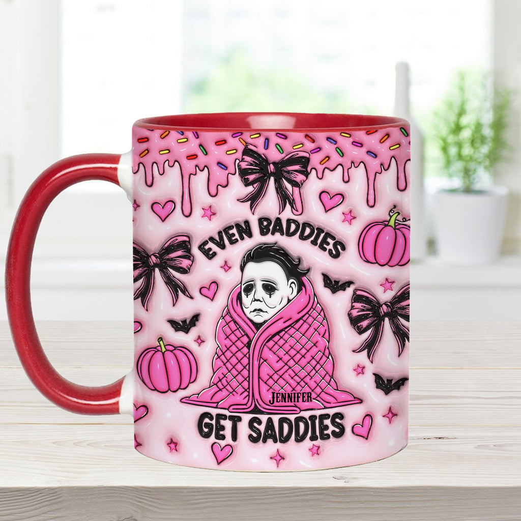 Personalized Two-Tone Accent Mug with Halloween Theme Gift Accent Mug GradoCreations