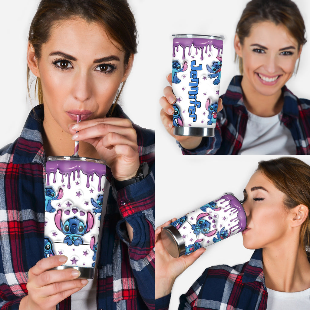 Personalized Ohana Tumbler Custom Name Drinkware Gift for Mom Tumbler GradoCreations