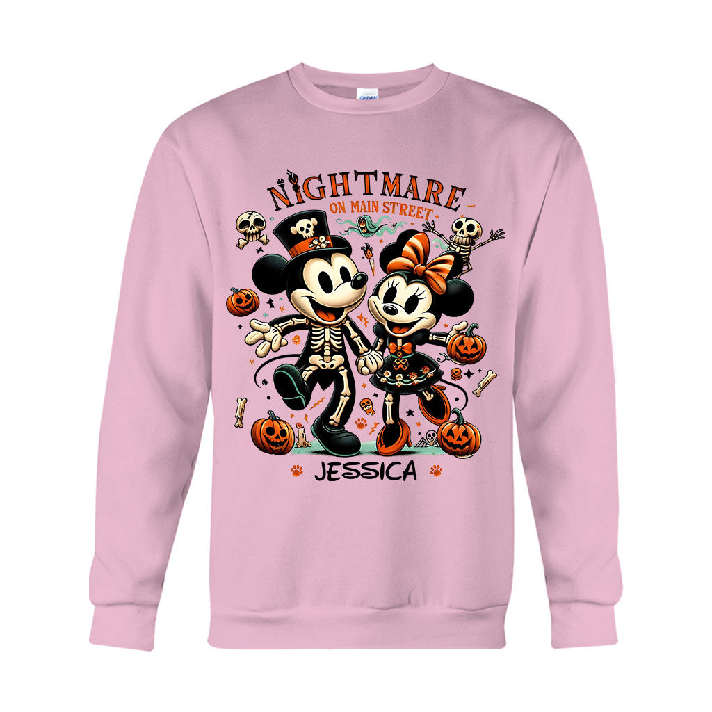 Personalized Nightmare On Main Street T-shirt & Hoodie for Halloween Gift T-shirt & Hoodie GradoCreations