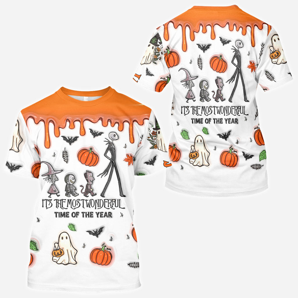 Personalized Nightmare Before Christmas All Over Shirt for Halloween All Over Shirt GradoCreations