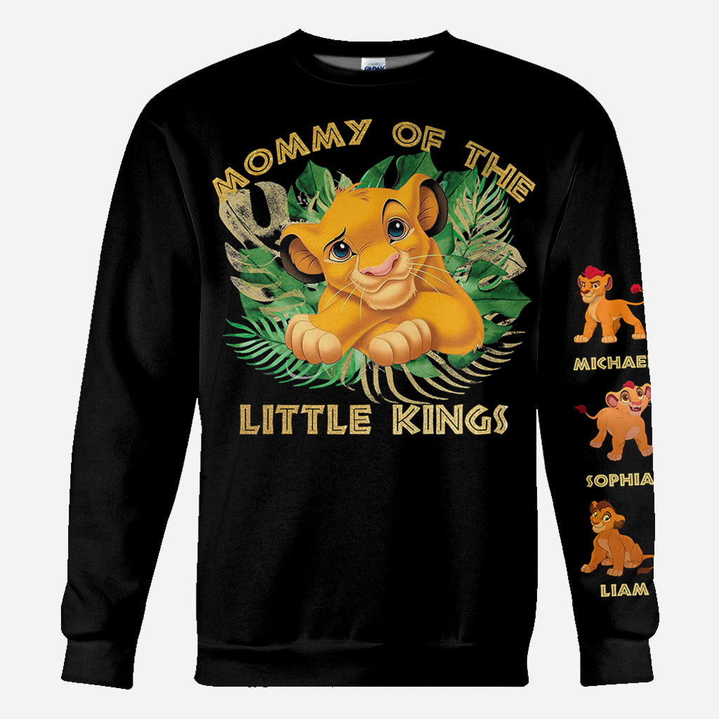 Personalized Mommy of the Little Kings All Over Print Shirt | Custom Name Gift for Mom All Over Shirt GradoCreations