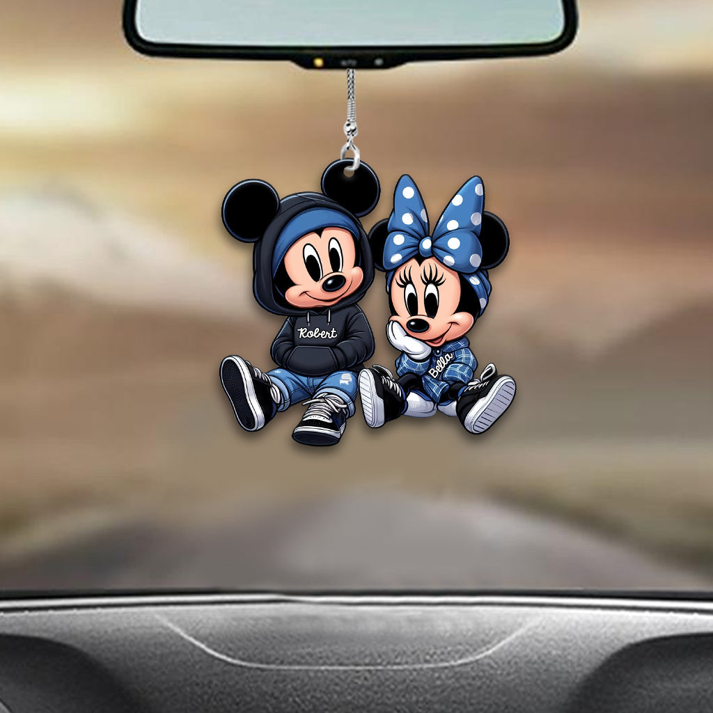 Personalized Chicano Chicana Car Ornament Custom Gift for Friends Car Ornament GradoCreations