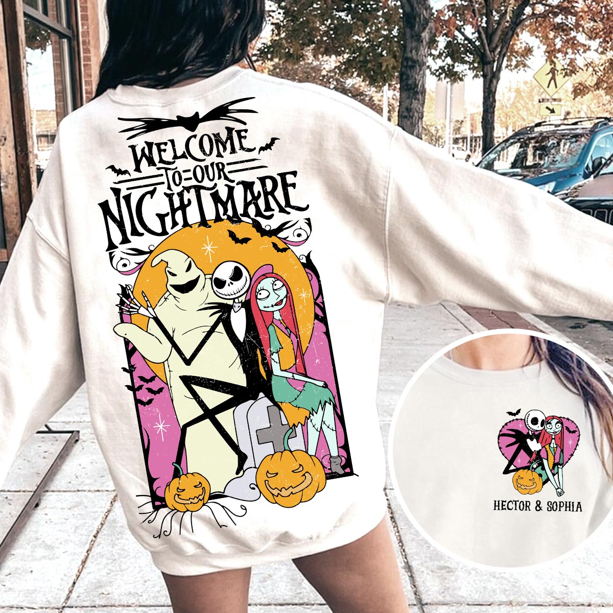 Personalized Nightmare All Over Shirt Custom Name Gift All Over Shirt GradoCreations