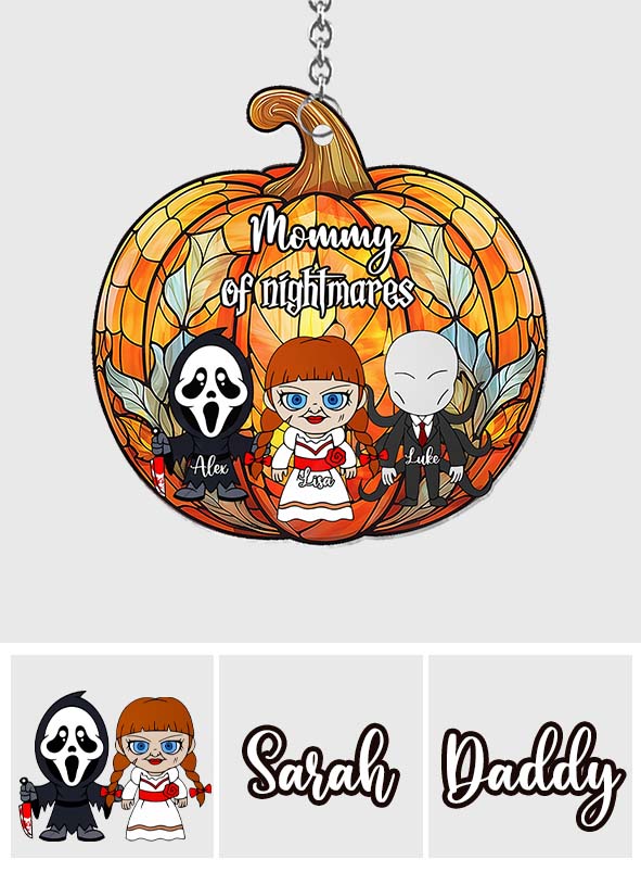 Personalized Pumpkin Suncatcher Ornament for Mom | Unique Home Decor Window Hanging Suncatcher Ornament GradoCreations
