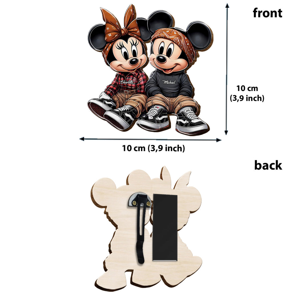 Personalized Mouse Shaped Car Visor Clip Custom Gift Shaped Car Visor Clip GradoCreations