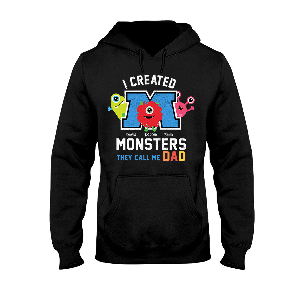 Personalized Father's Day T-shirt with Custom Names | Unique Dad Gift T-shirt & Hoodie GradoCreations