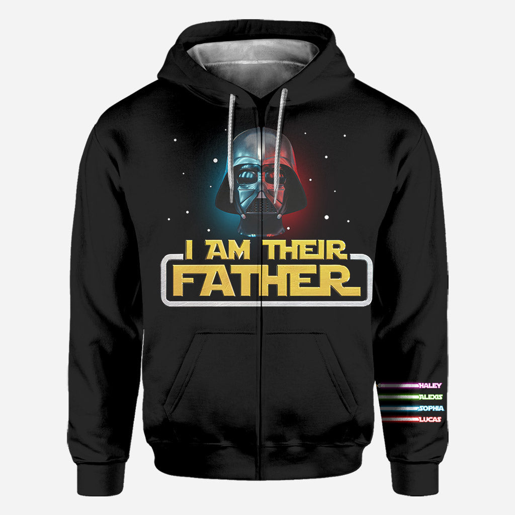Personalized I Am Your Father All Over Shirt Custom Names Gift for Dad All Over Shirt GradoCreations