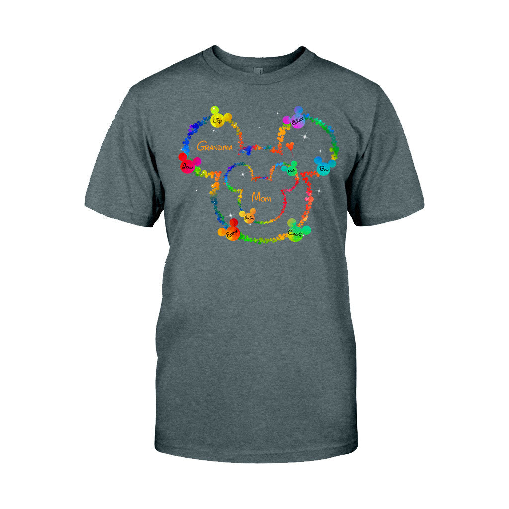 Personalized Mom Grandma Mouse T-shirt & Hoodie Gift for Mother's Day T-shirt & Hoodie GradoCreations