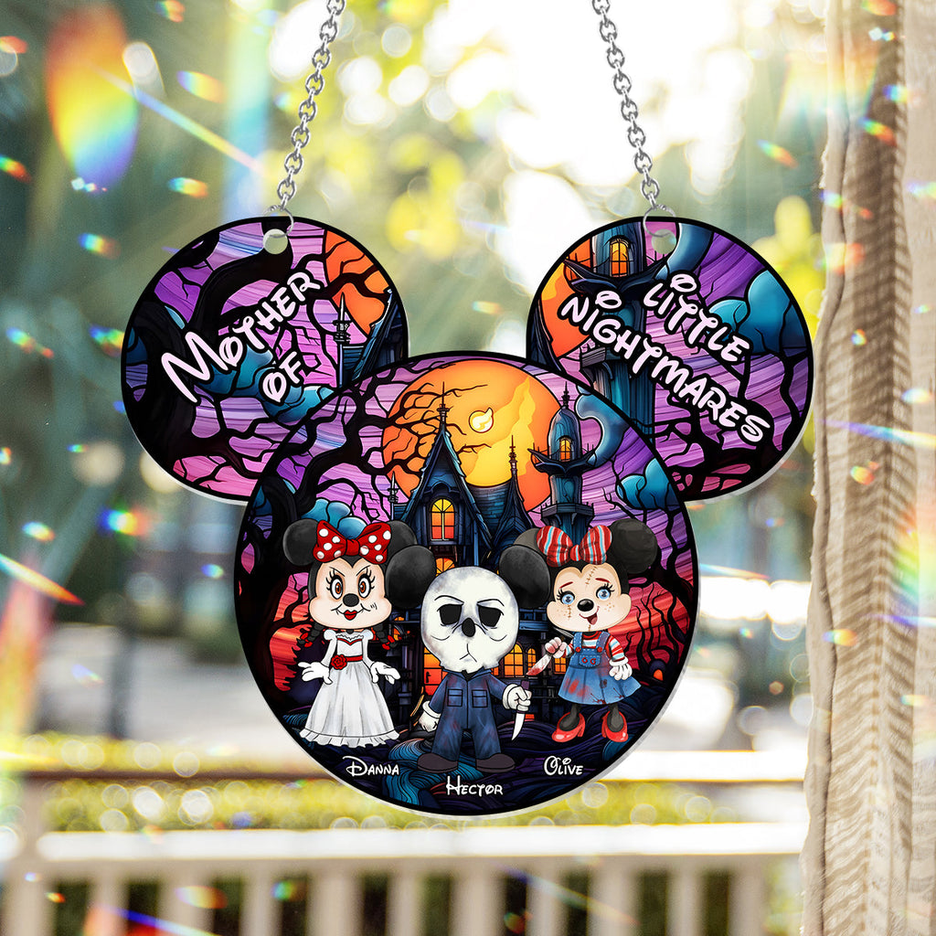 Personalized Grandma Suncatcher Ornament Unique Gift Decor Window Hanging Suncatcher Ornament GradoCreations