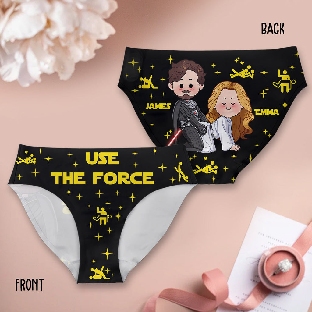 Personalized Jedi Sith Women's Briefs Custom Name Gift Women Briefs GradoCreations