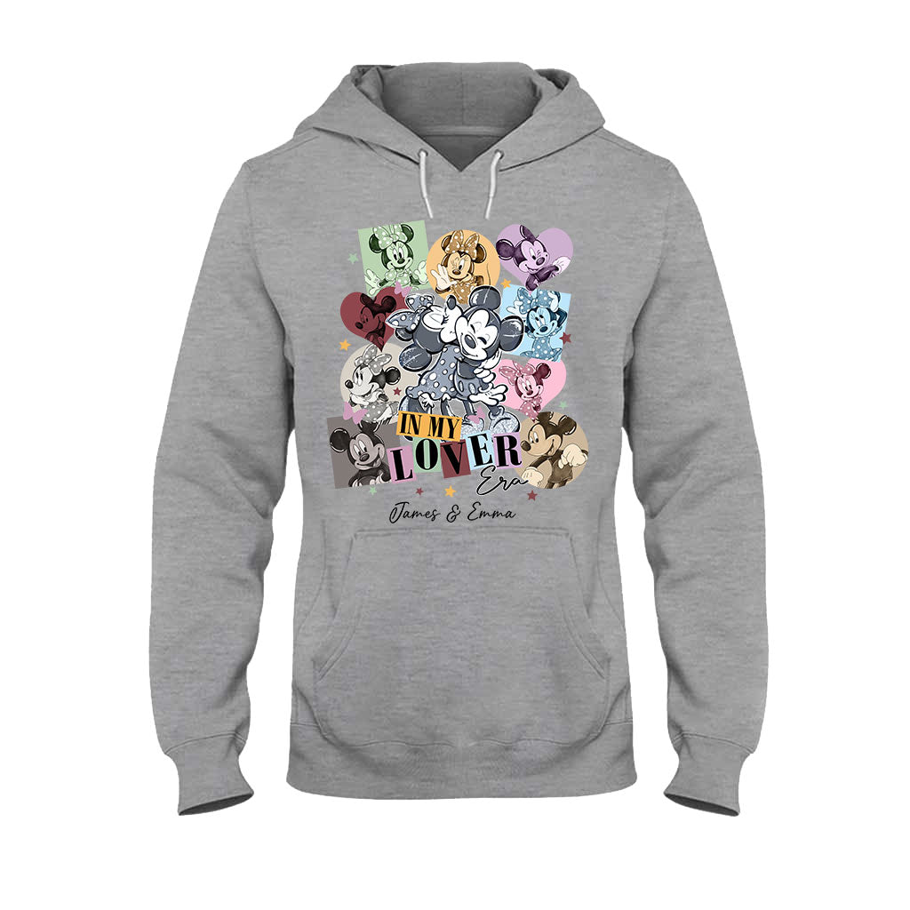 Personalized Couple T-Shirt and Hoodie In My Lover Era Gift for Engagement/Anniversary T-shirt & Hoodie GradoCreations