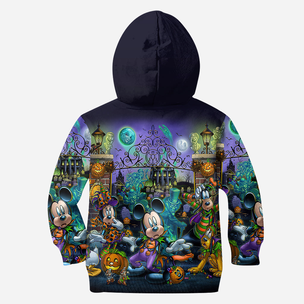 Personalized Halloween Mouse Hoodie and Leggings Set for Kids Hoodie & Leggings GradoCreations