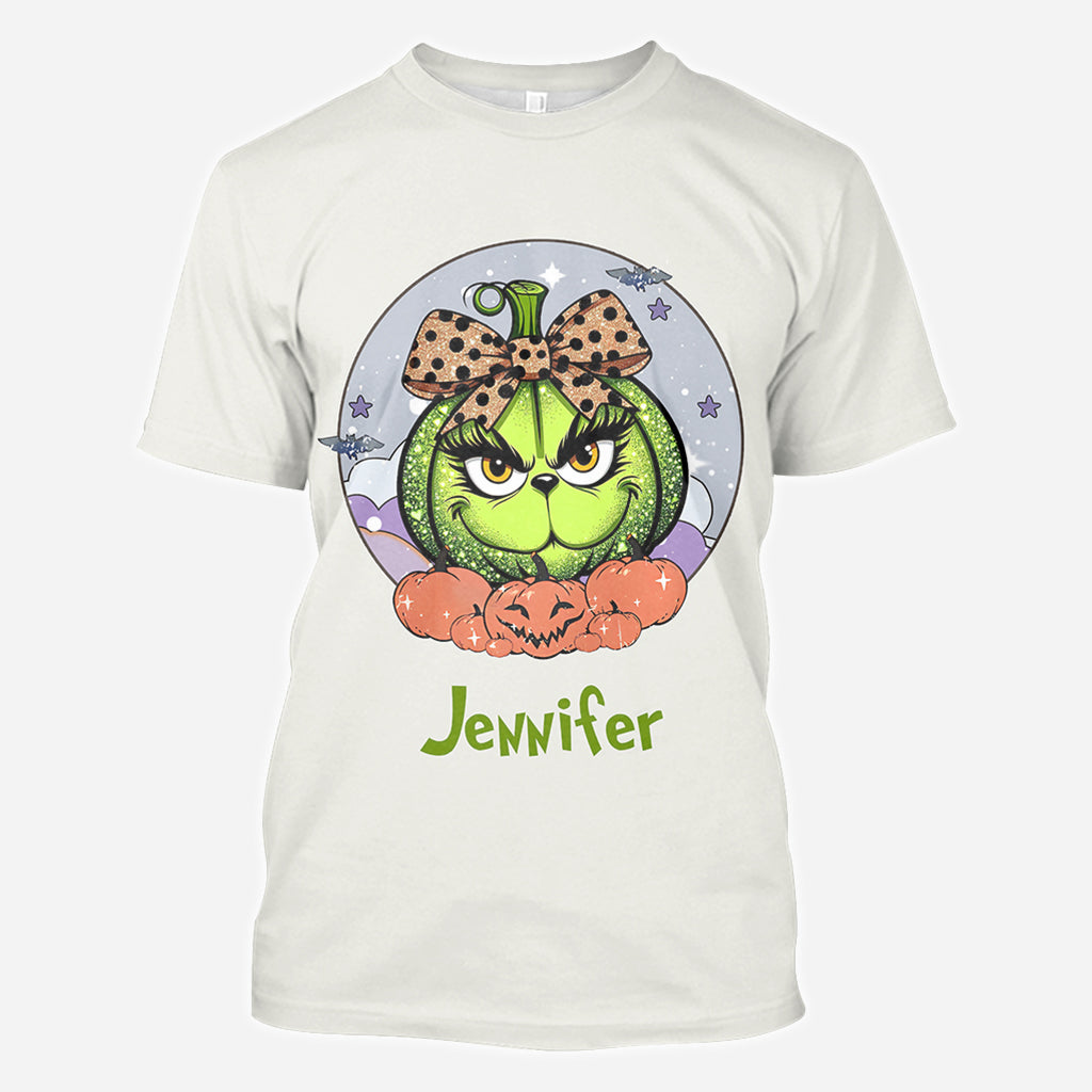 Personalized Christmas All-Over Shirt Cute Pumpkin Design Gift All Over Shirt GradoCreations