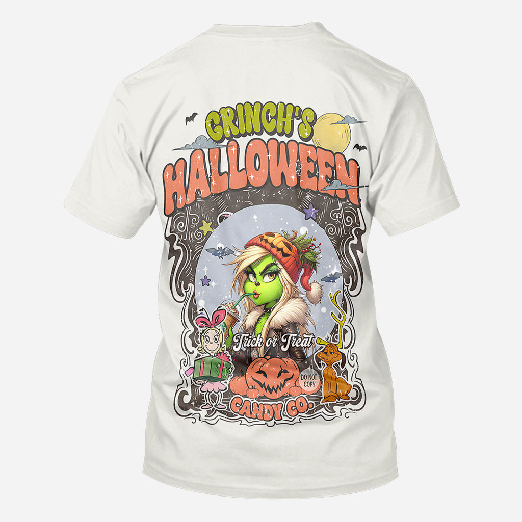 Personalized Christmas All-Over Shirt Cute Pumpkin Design Gift All Over Shirt GradoCreations