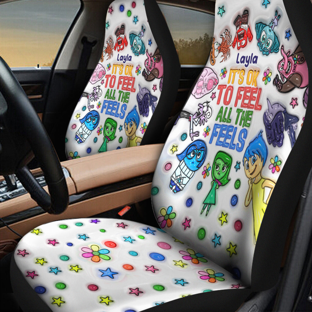 Personalized Car Seat Covers with Fun Design for Kids Gift Seat Covers GradoCreations