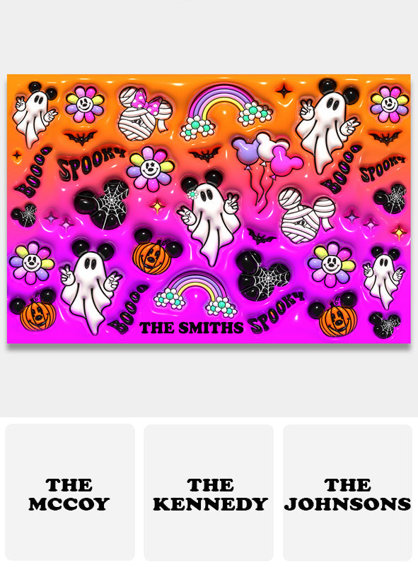Personalized Halloween Mouse Doormat Custom Name Gift Doormat GradoCreations