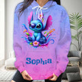 Personalized Blue Ohana All Over Shirt Custom Name Gift All Over Shirt GradoCreations