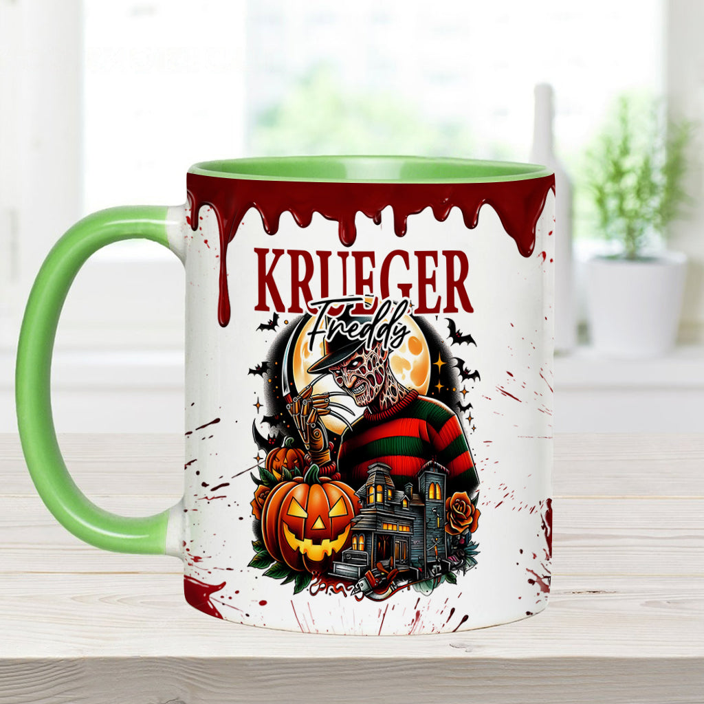 Personalized Horror Accent Mug Custom Name Gift for Fans Accent Mug GradoCreations