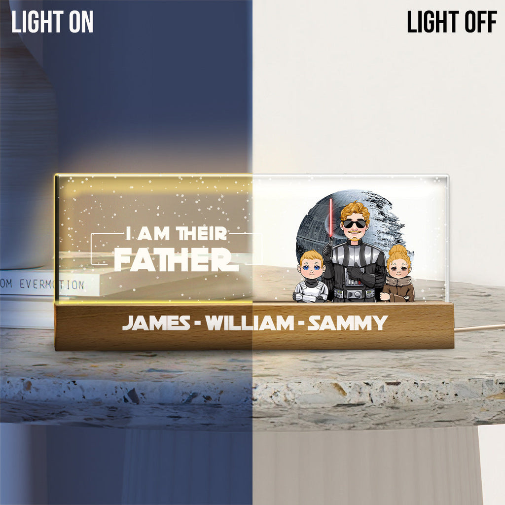 Personalized LED Night Light Custom Name Gift for Dad Custom LED Night Light GradoCreations