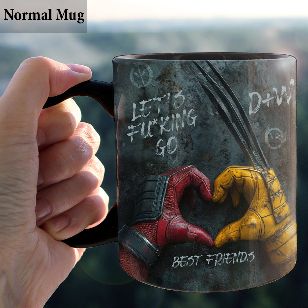 Personalized Let's Fu*cking Go Mug Custom Gift for Best Friends Mug GradoCreations