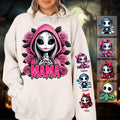 Personalized Mama of Nightmares All Over Shirt for Mom | Halloween Gift All Over Shirt GradoCreations