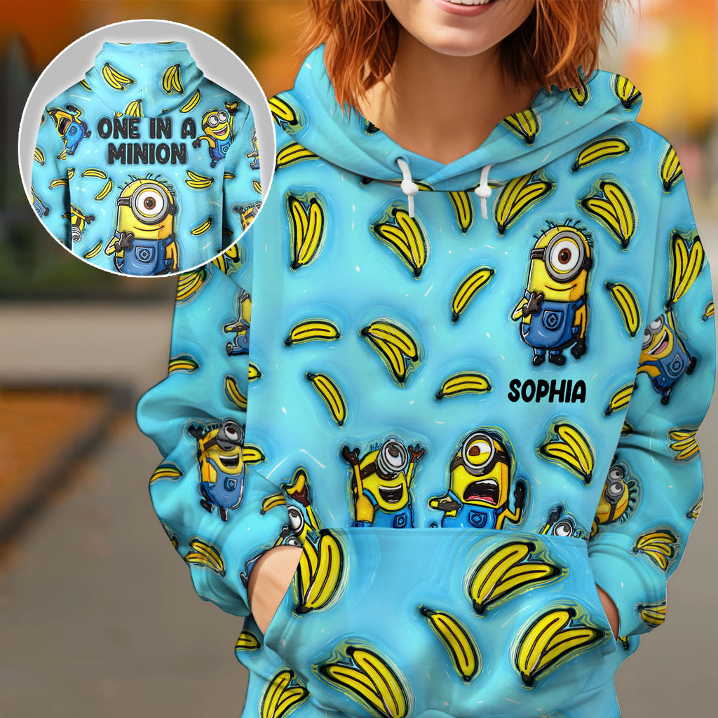 Personalized Minion All Over Shirt Custom Name Birthday Gift All Over Shirt GradoCreations