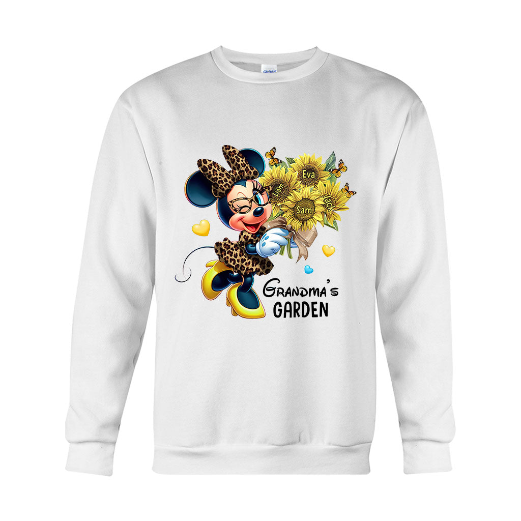 Personalized Grandma's Garden T-shirt & Hoodie with Custom Names Gift T-shirt & Hoodie GradoCreations